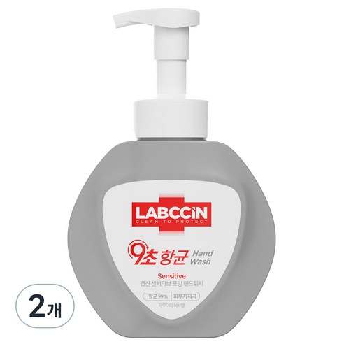 랩신 센서티브 포밍 핸드워시, 500ml, 2개 500ml, 2개