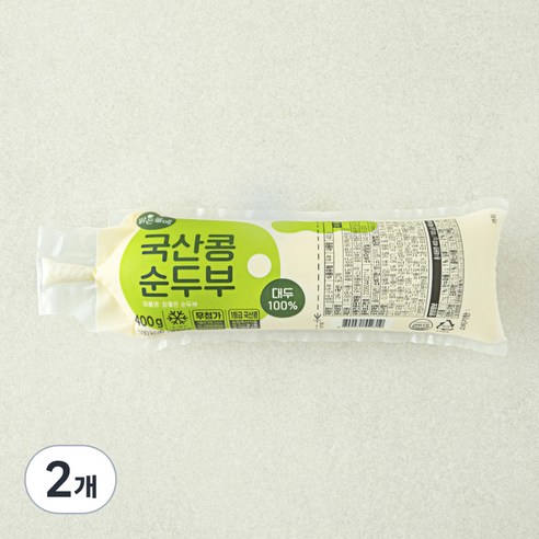 맑은물에 참좋은 순두부, 400g, 2개