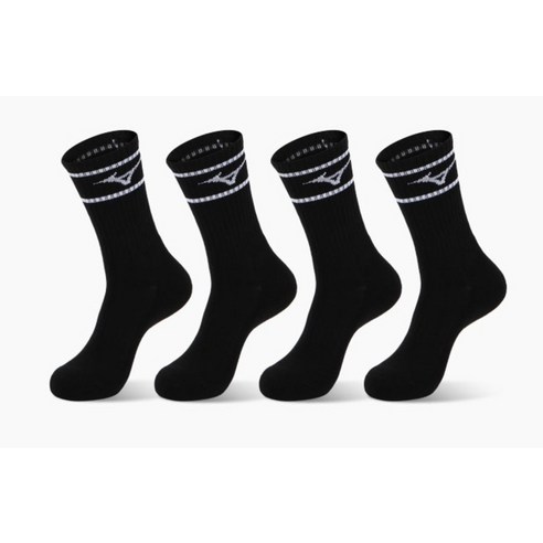 미즈노 라이너 더블 쿠션 크루 양말 후기 분석 - 착용 밴드 부분