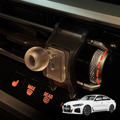 레인윙스 BMW 4시리즈 G22 G23 G26 전용 차량용 핸드폰 거치대 마운트, 투명, 1개