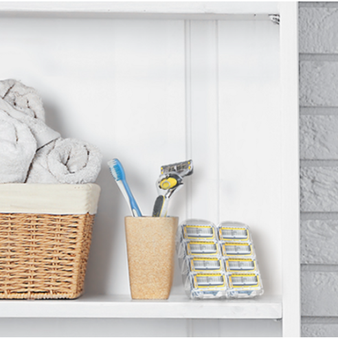 질레트 정품 프로쉴드 옐로우 매뉴얼 면도기 후기 분석 - 핸들 그립감 이미지