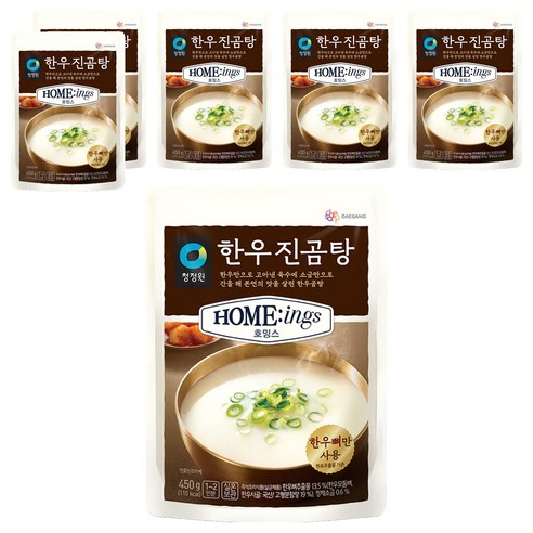 호밍스 한우진곰탕, 450g, 6개