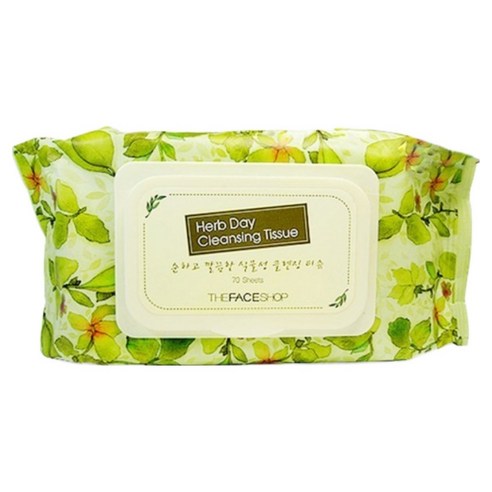 더페이스샵 허브데이 클렌징 티슈 이미지 2