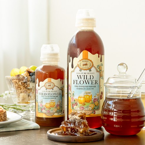 더해담 프리미엄 자연 야생화 벌꿀 500g, 1개 이미지 2