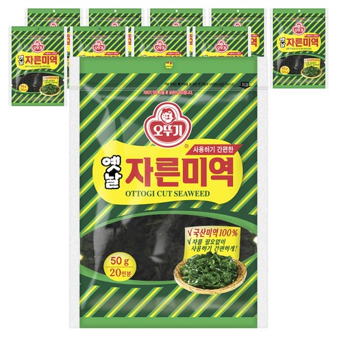 오뚜기 옛날 자른 미역, 50g, 10개
