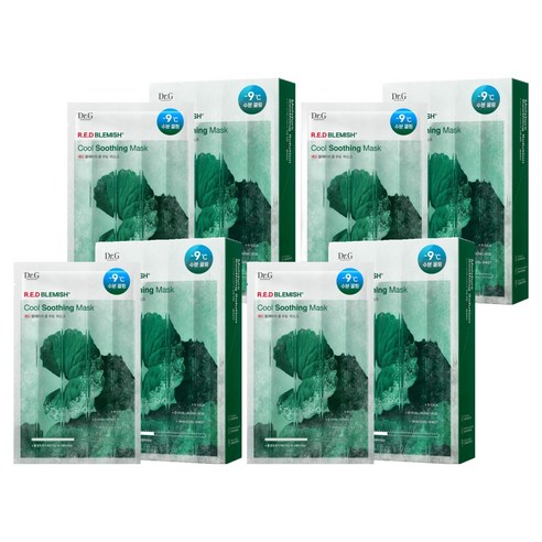 닥터지 레드 블레미쉬 쿨 수딩 마스크, 10개입, 4개