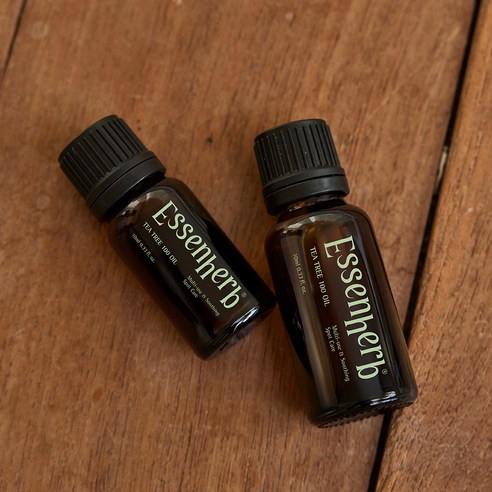 에센허브 티트리 100 오일 후기 분석 - 제품 사이즈 체감 컷