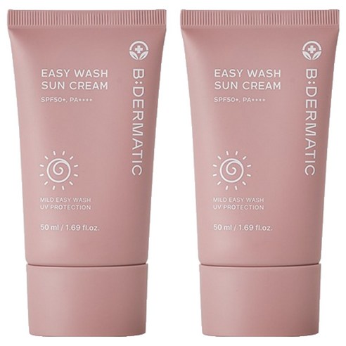 비더마틱 유아용 이지워시 썬크림 SPF50+ PA++++, 50ml, 2개