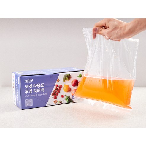 코멧 다용도 투명 지퍼백 솔직 후기 | 실사용자 리뷰 분석 - 상품 이미지 4
