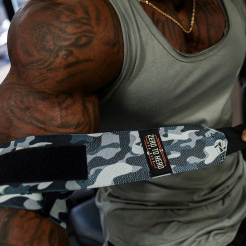 제로투히어로 헬스 카모 팔꿈치보호대 좌우세트 솔직 후기 | 실사용자 리뷰 분석 - 상품 이미지 4