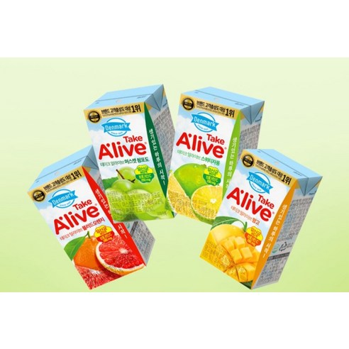 덴마크 테이크 얼라이브 블러드오렌지 주스 후기 분석 - 제품 옆면 성분표 이미지