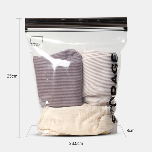 덴라이프 스탠딩지퍼백 Basic 세트, 혼합, 1세트 후기 분석 - 깔끔한 보관 완료