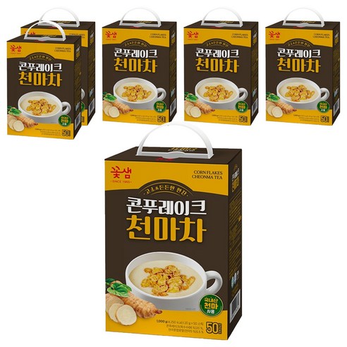 꽃샘 콘푸레이크 천마차, 20g, 50개입, 6개