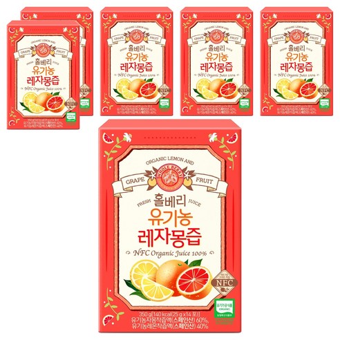 홀베리 레자몽즙, 25g, 84개