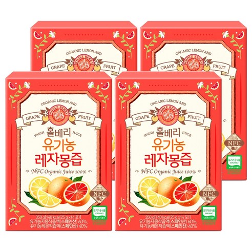 홀베리 레자몽즙, 25g, 56개