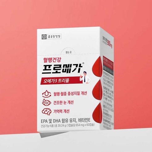 압도적인 소비자 만족, 합리적인 가격, 간편한 섭취: 종근당건강 프로메가 오메가3 트리플 장용성