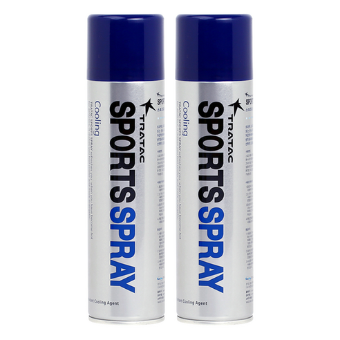 트라택 냉각 스포츠 스프레이 420ml, 1개입, 2개