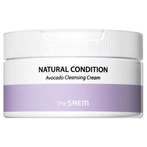 Deosaem Natural Keondisyeon Aboka Cleansing Cream , 300 ml, 1 Pack (더샘 내추럴 컨디션 아보카도 클렌징 크림, 300ml, 1개)