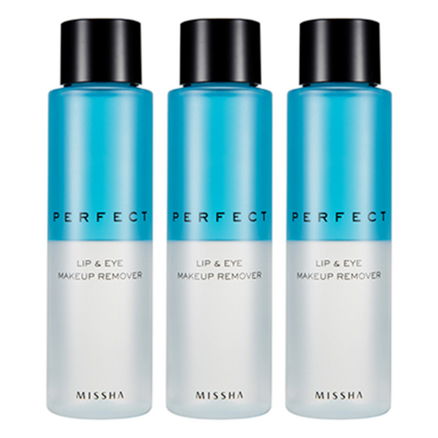미샤 퍼펙트 립 앤 아이 리무버, 155ml, 3개