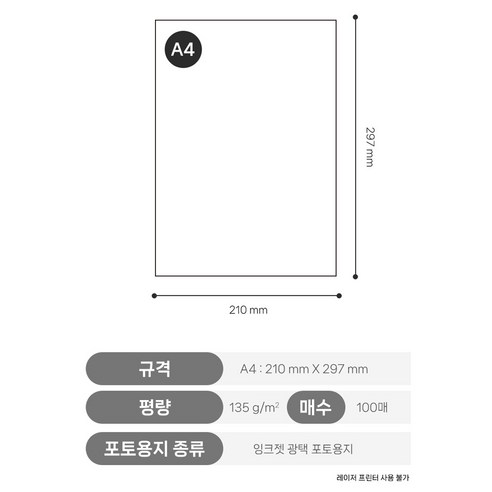 탐사 고광택 사진 인화지 포토 프린팅 용지 하이 글로시 135g 실사용 후기 | 효과 있을까? - 상품 이미지 3