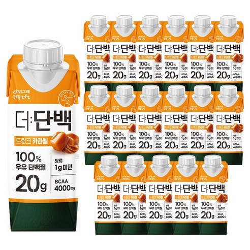 더단백 드링크 카라멜 헬스보충식품 250ml, 18개 솔직 후기 | 실사용자 리뷰 분석 썸네일