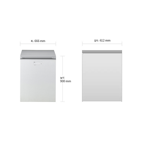 LG전자 디오스 김치톡톡 1도어 128L 뚜껑형 김치냉장고 방문설치 이미지 3