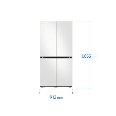 삼성전자 Bespoke AI 905L 4도어 냉장고 방문설치 이미지 3