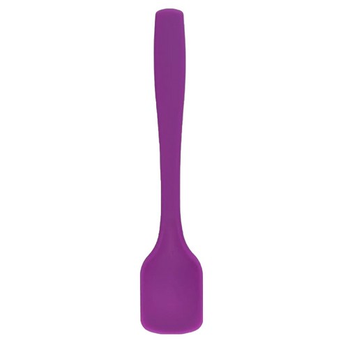 코지테이블 국산 실리콘 요거트 미니스푼 15cm, 1개, 퍼플