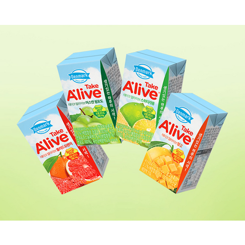 Denmark 丹麥Take A'live 殺菌飲料組合富含維他命C, 120ml, 24入- 芒果