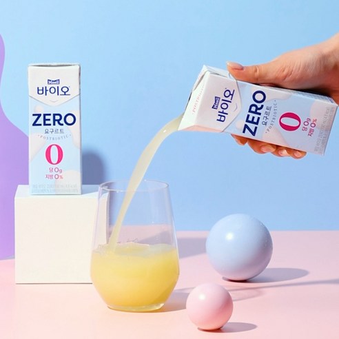 매일바이오 ZERO 요구르트 후기 분석 - 컵에 따른 제형 확인