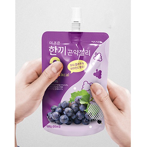 더존건강 한끼 곤약젤리 버라이어티 팩 30개입 후기 분석 - 휴대성 강조