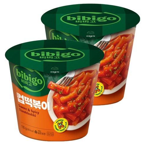 비비고 컵떡볶이, 110g, 2개
