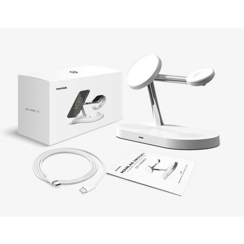 만렙 3in1 + 1 애플워치 아이폰 맥세이프 무선충전기 거치대 이미지 3