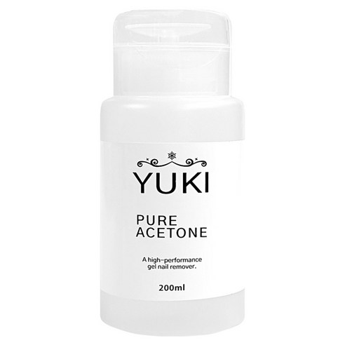 유키 펌프형 퓨어 아세톤, 200ml, 1개