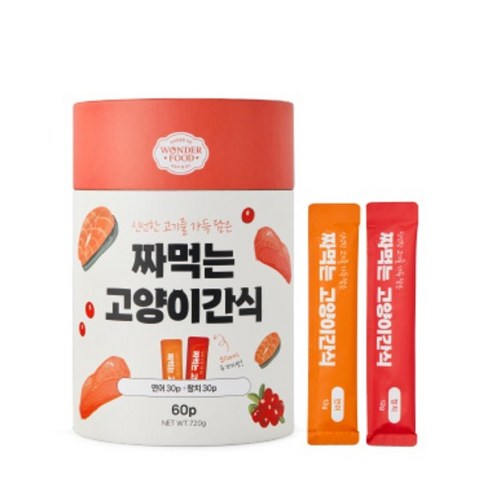 원더푸드 짜먹는 고양이 간식 60p 이미지 2