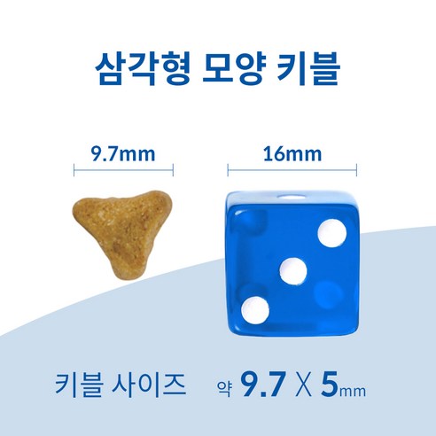 힐스사이언스다이어트 어덜트 고양이 기능성 사료 후기 분석 - 사료 알갱이 크기 확인