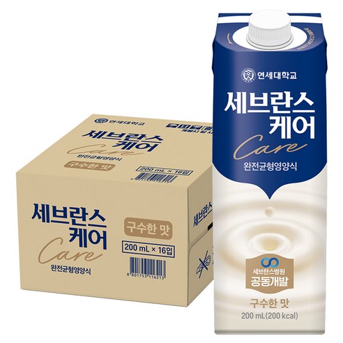세브란스케어 구수한맛 완전균형 영양식 200ml, 16개 솔직 후기 | 실사용자 리뷰 분석 - 상품 이미지 1