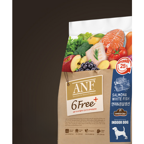 ANF 전연령 식스프리 플러스 인도어 독 건식사료 이미지 3
