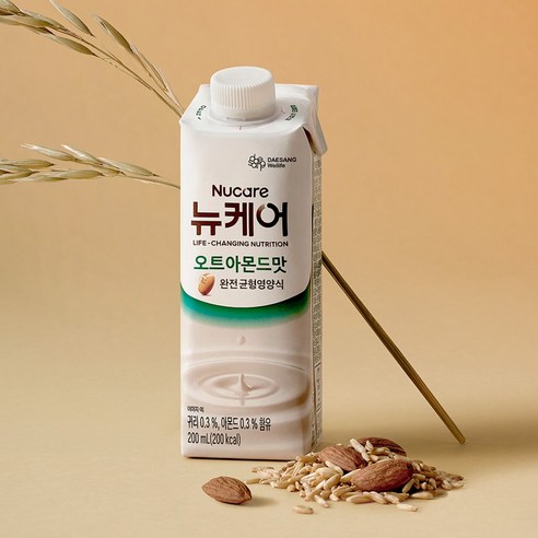뉴케어 완전 균형영양식 오트아몬드맛 200ml, 24개 이미지 2