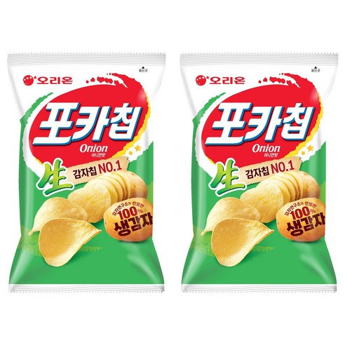 오리온 포카칩 어니언맛, 137g, 2개