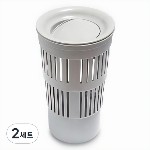 하니생활용품 싱크대 롱바디 배수망 + 뚜껑 소 세트, 랜덤발송, 2세트