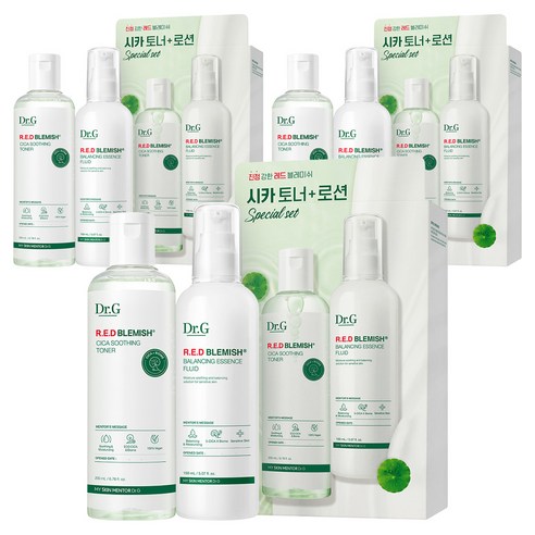 닥터지 레드 블레미쉬 시카 토너 200ml + 로션 150ml 2종 세트 솔직 후기 | 피부 타입별 분석 썸네일