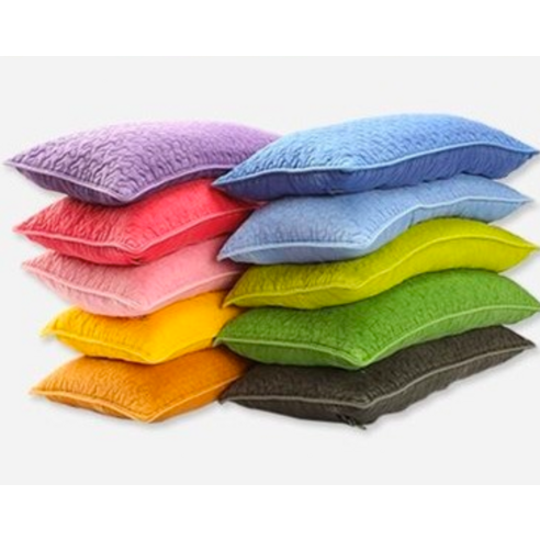 친환경편백아트 순면 천연염색 편백 베이지 베개 큐브칩 후기 분석 - 편백 큐브 디테일