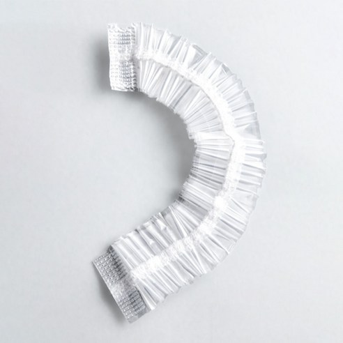 넬릭 퀵 커버 일회용 다용도 비닐 헤어 캡 100p 이미지 3