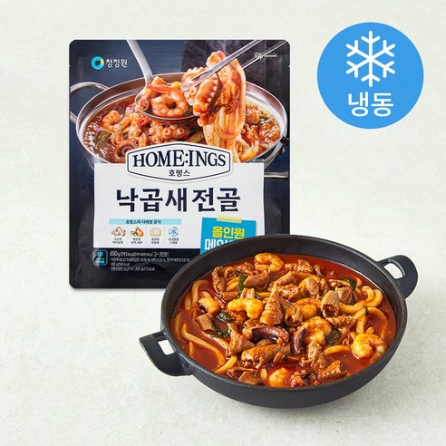 청정원 호밍스 낙곱새전골 2~3인분 (냉동)