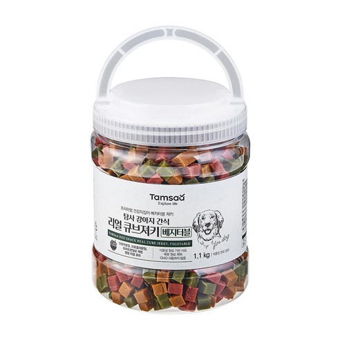 탐사 강아지 리얼 촉촉 큐브 져키 솔직 후기 | 실제 사용자 리뷰 총정리 - 상품 이미지 1