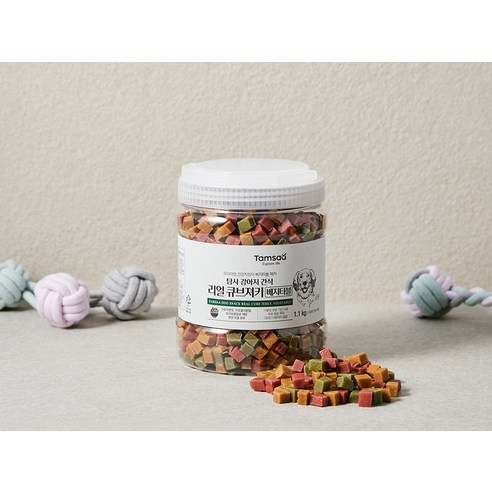 탐사 강아지 리얼 촉촉 큐브 져키 이미지 2