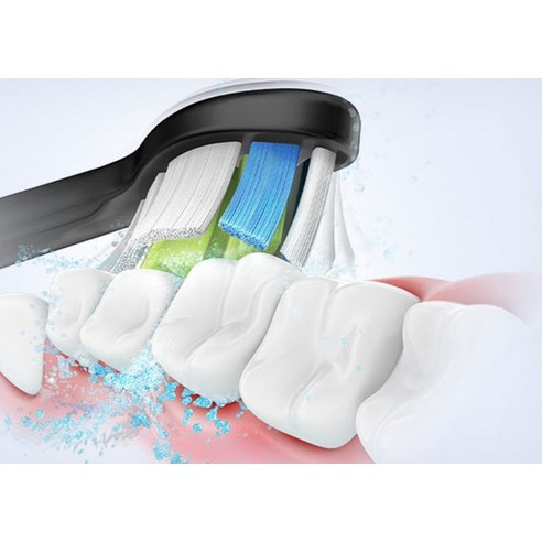 필립스 소닉케어 3100 시리즈 음파 전동칫솔 후기 분석 - 충전 스탠드 거치 모습