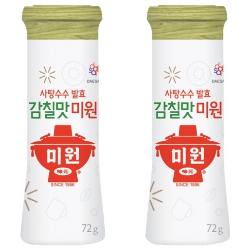 미원 사탕수수발효 감칠맛, 72g, 2개