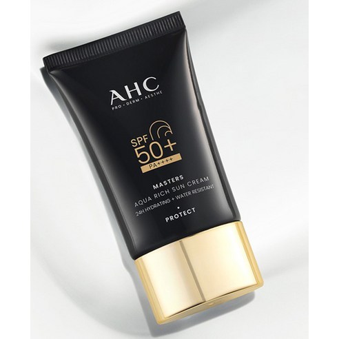 AHC 마스터즈 아쿠아 리치 선크림 SPF50+ PA++++ 이미지 4